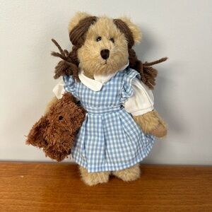 Boyds Bears “Dorothy” Wizard of Oz The Head Bean Collection Toto Collectible Y2K
